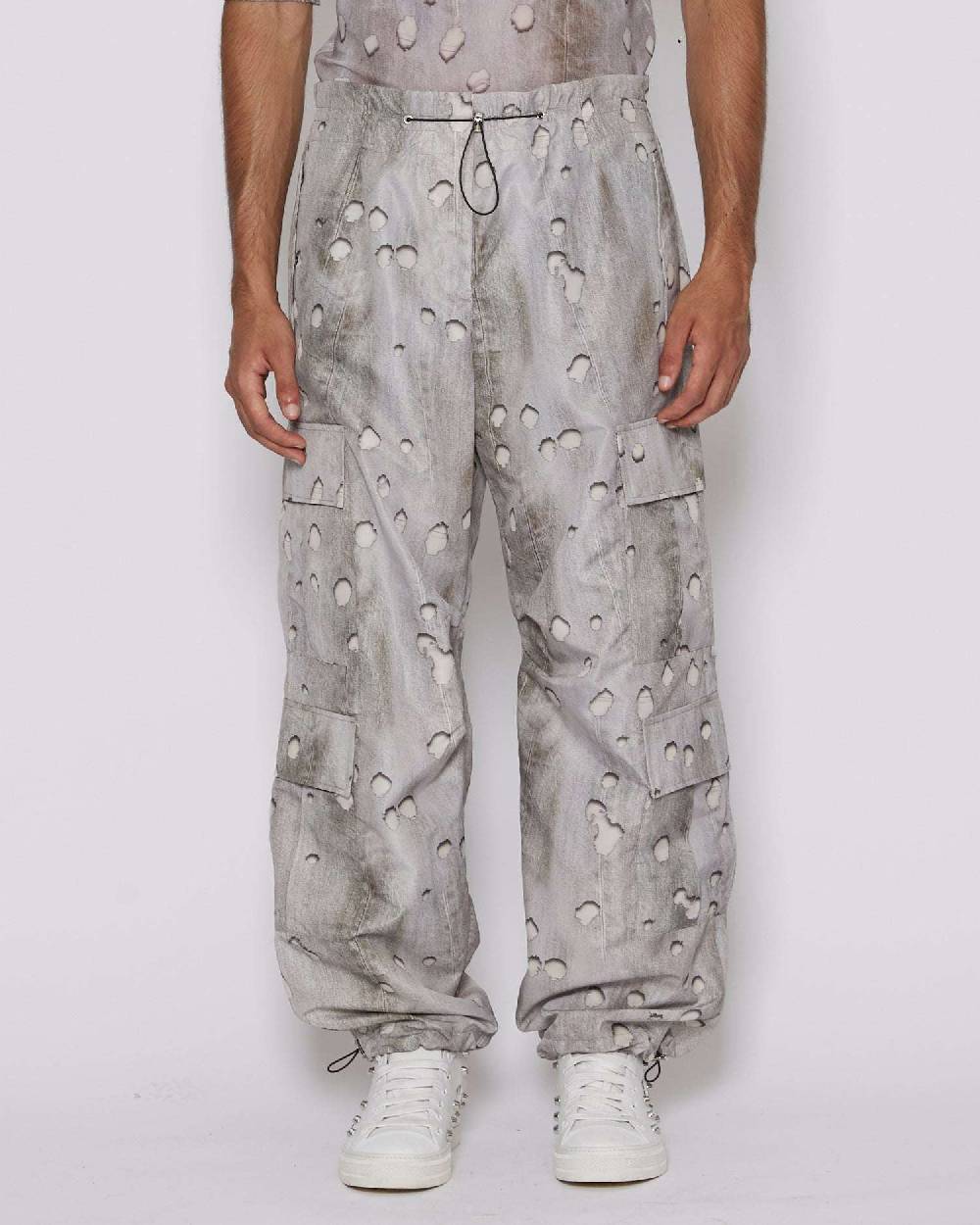 John Richmond Pantaloni regular con pattern Shopping Online