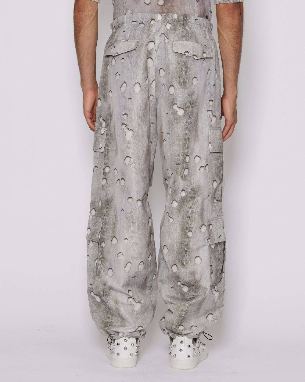 John Richmond Pantaloni regular con pattern Shopping Online