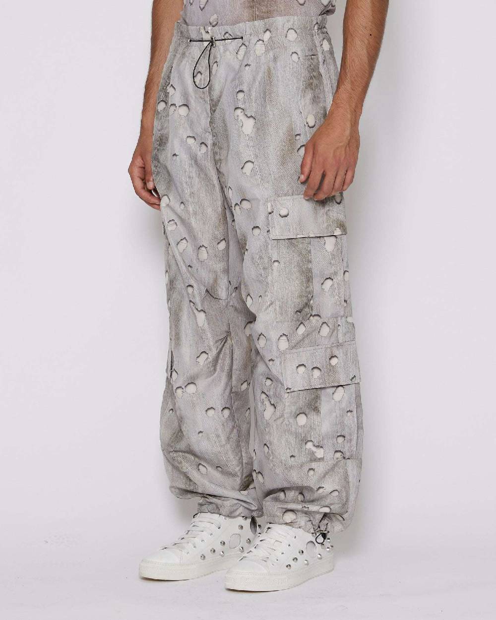 John Richmond Pantaloni regular con pattern Shopping Online