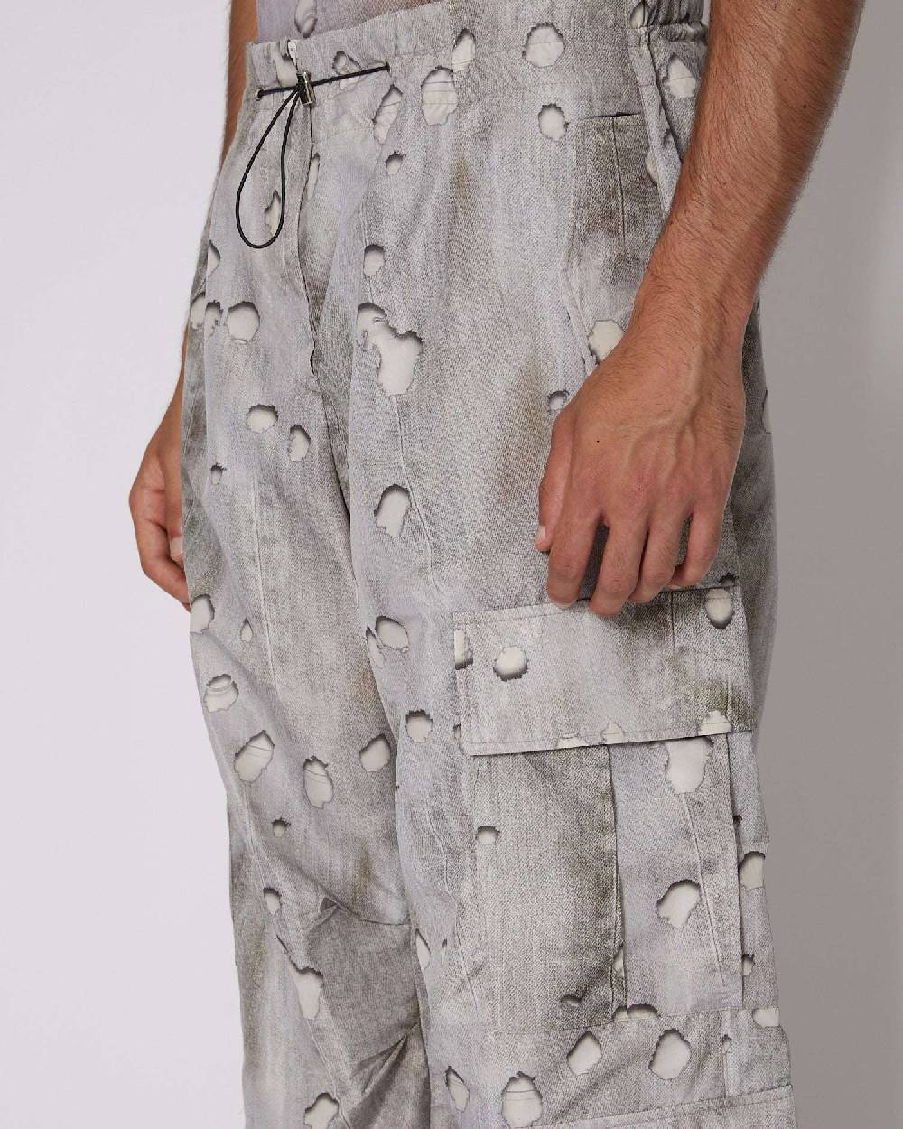 John Richmond Pantaloni regular con pattern Shopping Online