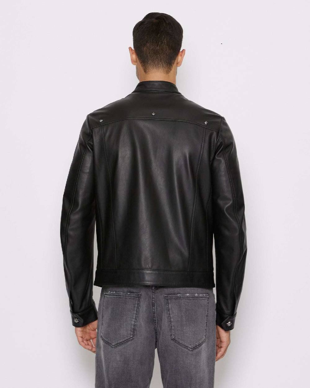 John Richmond Giacca in 100% pelle con chiusura con zip Sottocosto
