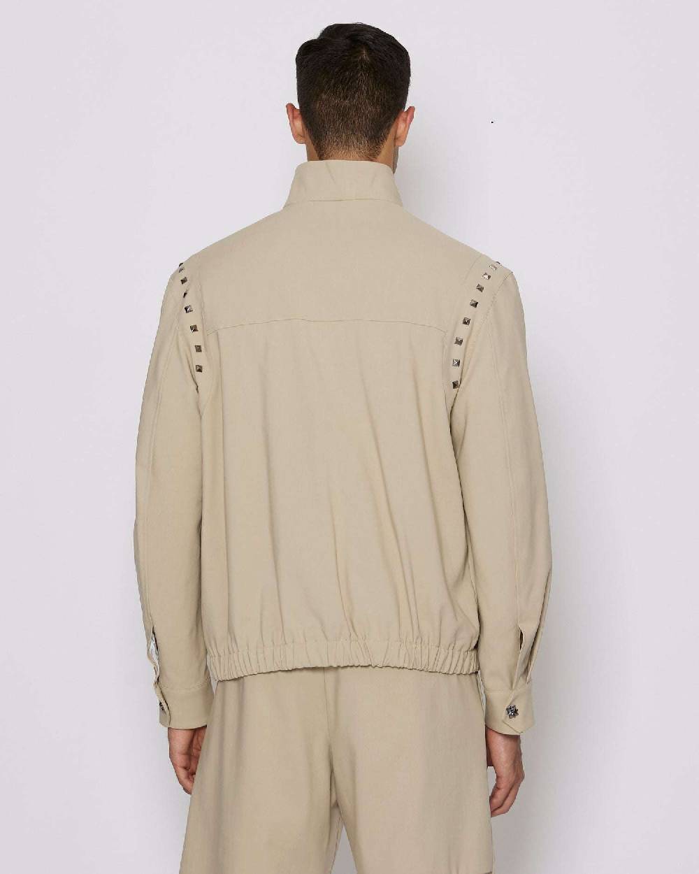 John Richmond Giacca con zip e borchie decorative Novità