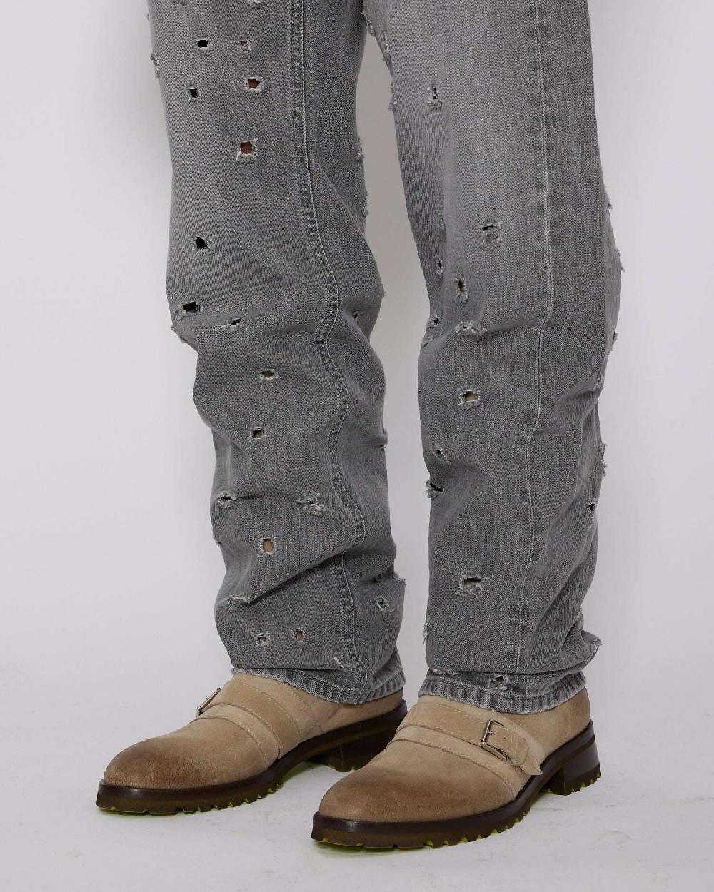 John Richmond Jeans regular con strappi sul davanti Offerta natalizia