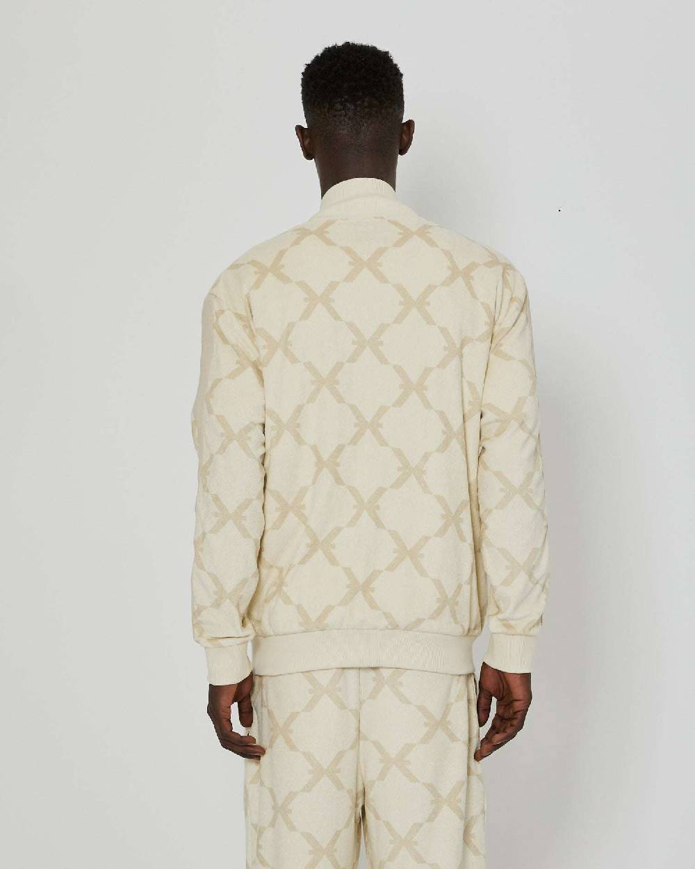 John Richmond Felpa stampata con logo e chiusura con zip Saldi