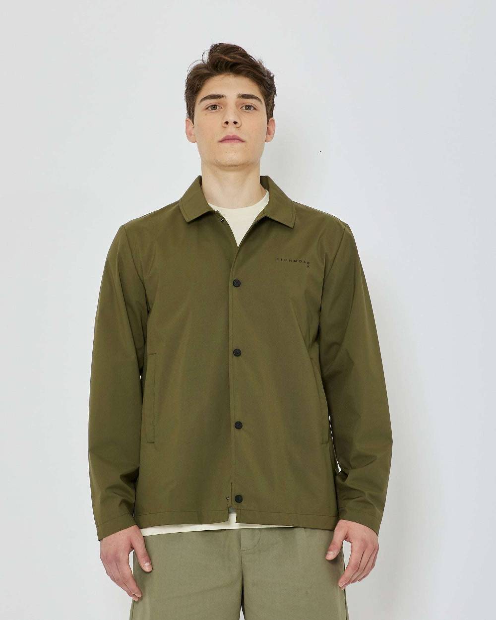 John Richmond Giubbino con logo sul davanti Saldi Di Fabbrica