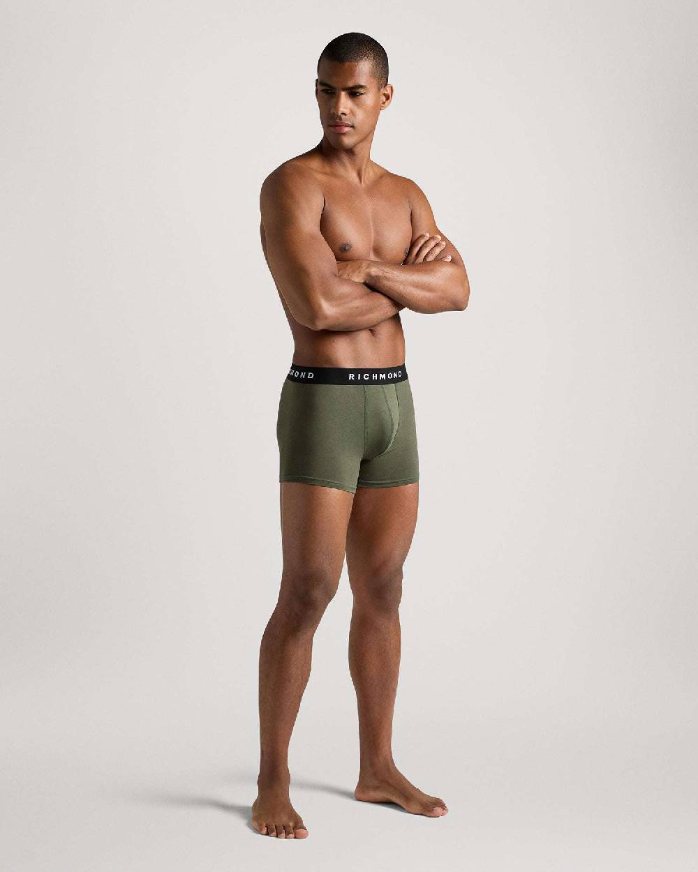Richmondunderwear Boxer vita bassa in cotone pettinato In Linea