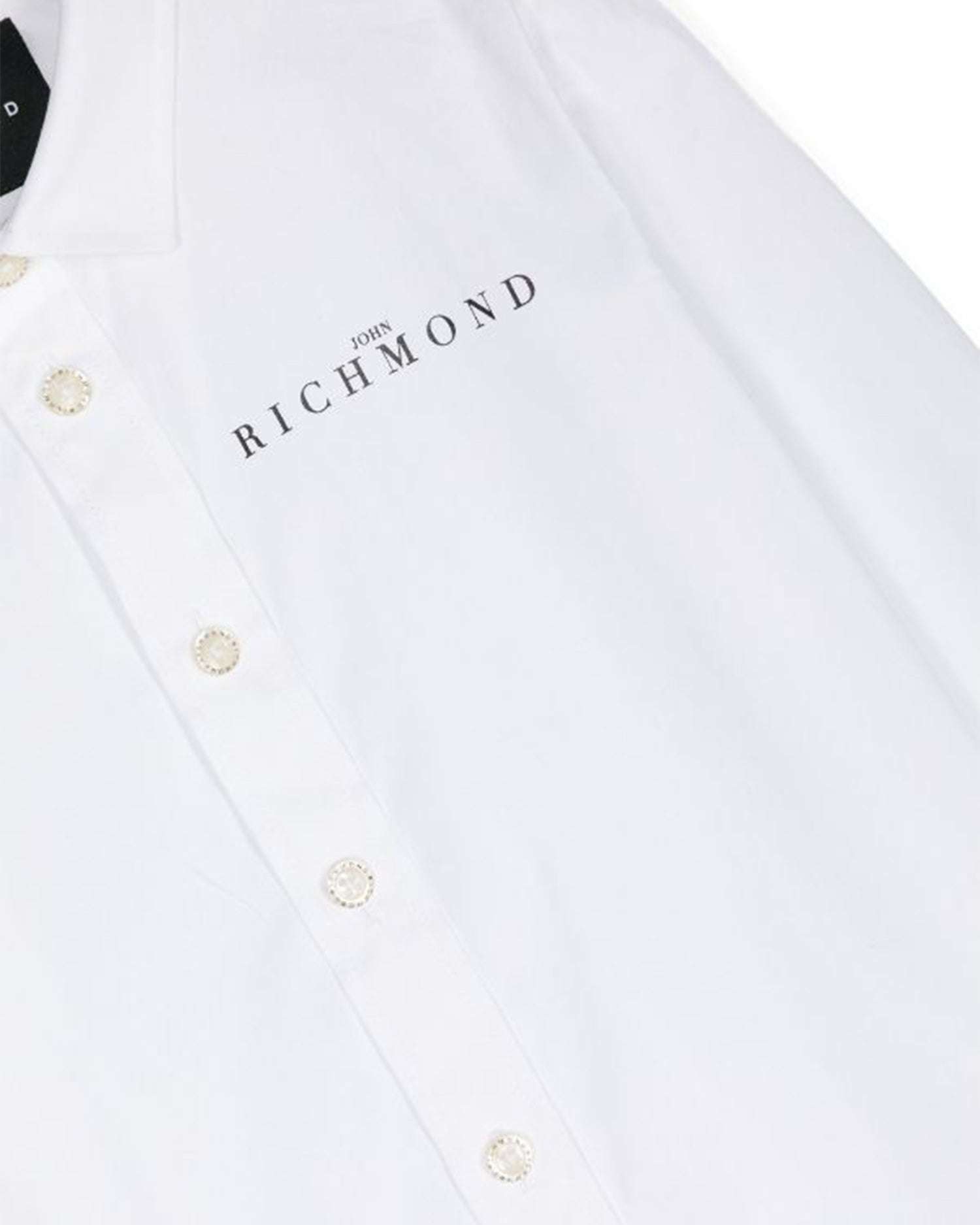 John Richmond kids Camicia con logo a contrasto sul davanti Shopping Online