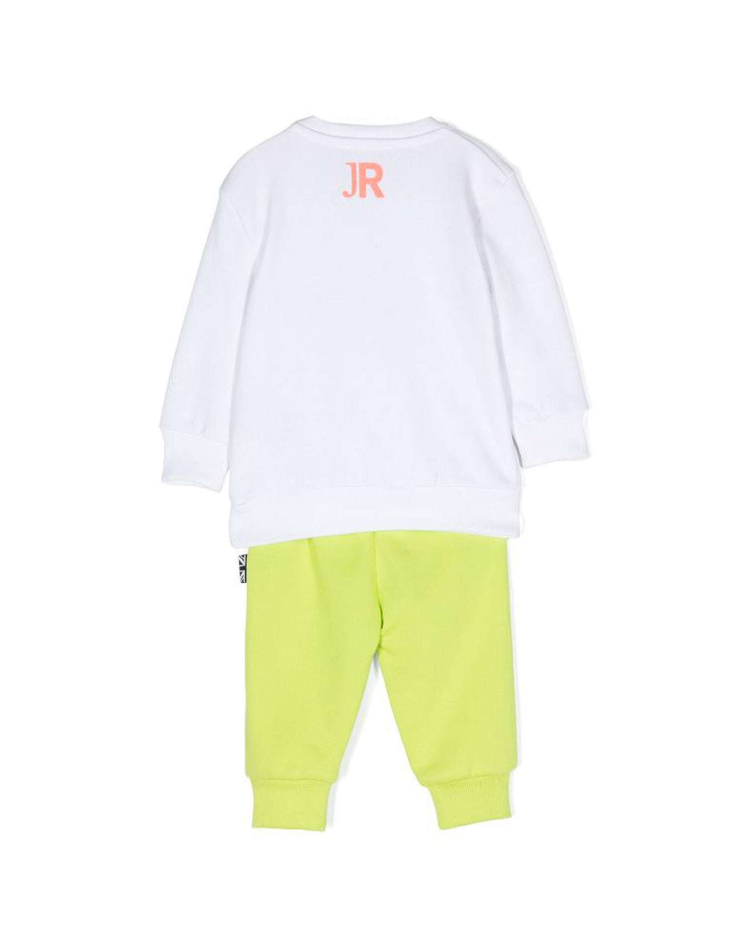 John Richmond kids Completo felpa logata e pantalone con logo Affare Del Giorno