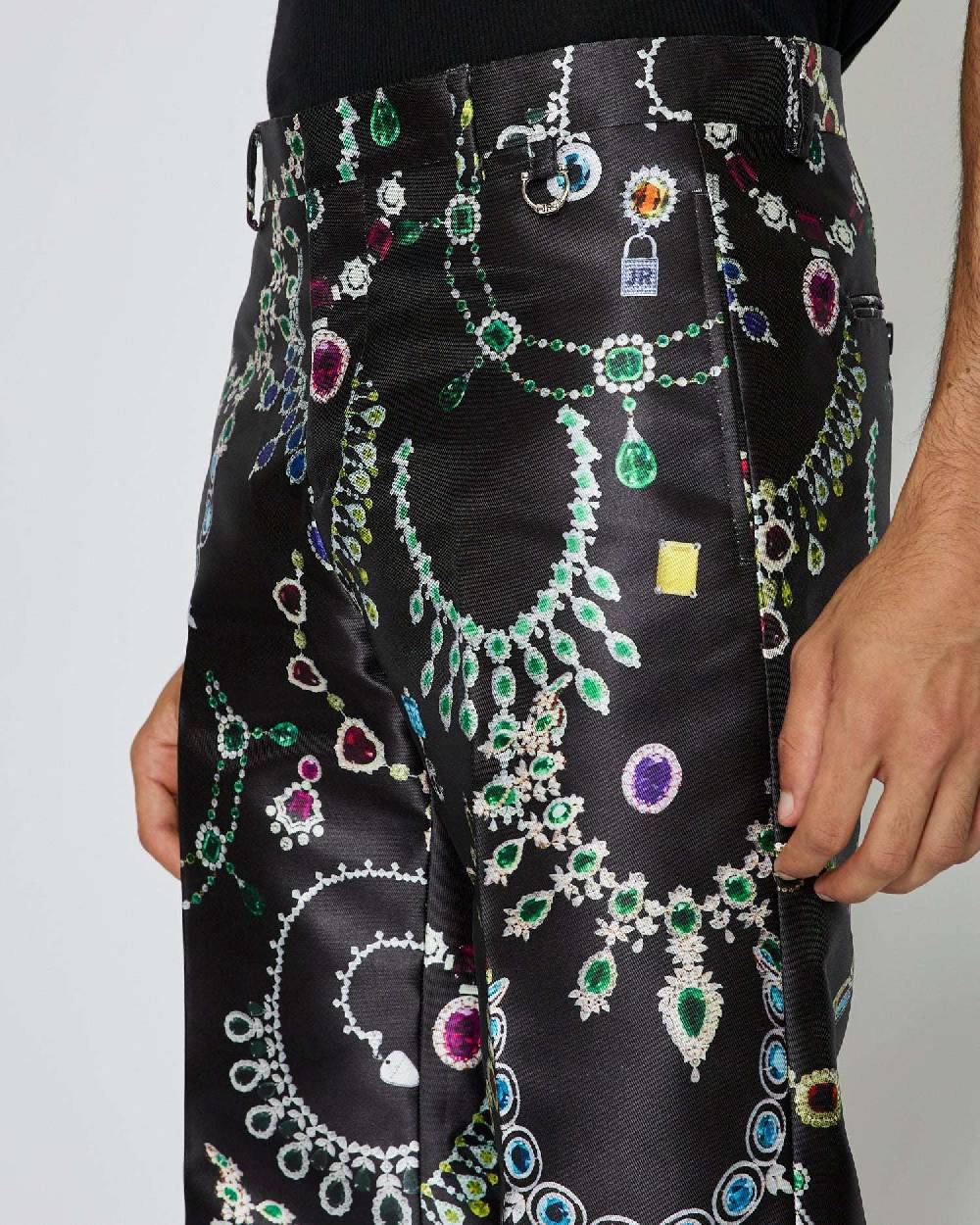 John Richmond Pantaloni con pattern Sconto
