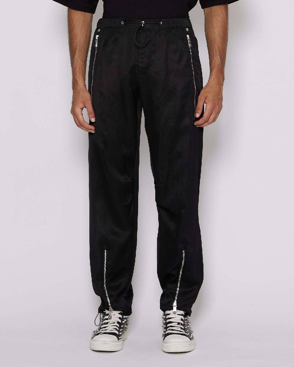 John Richmond Pantaloni regular con zip decorative Online