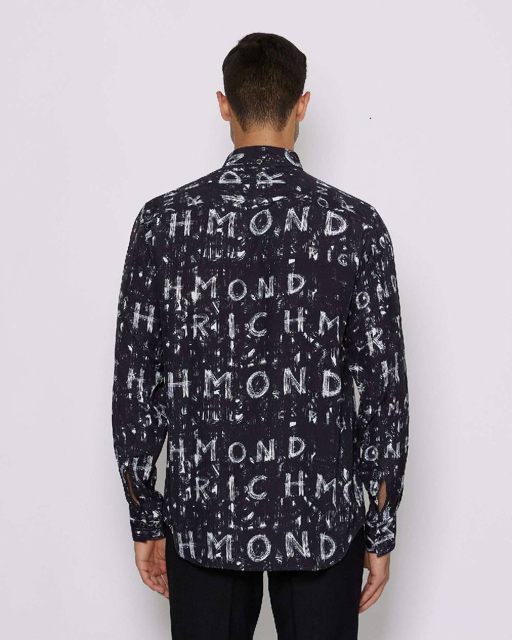 John Richmond Camicia con pattern tone sur tone Hotsell