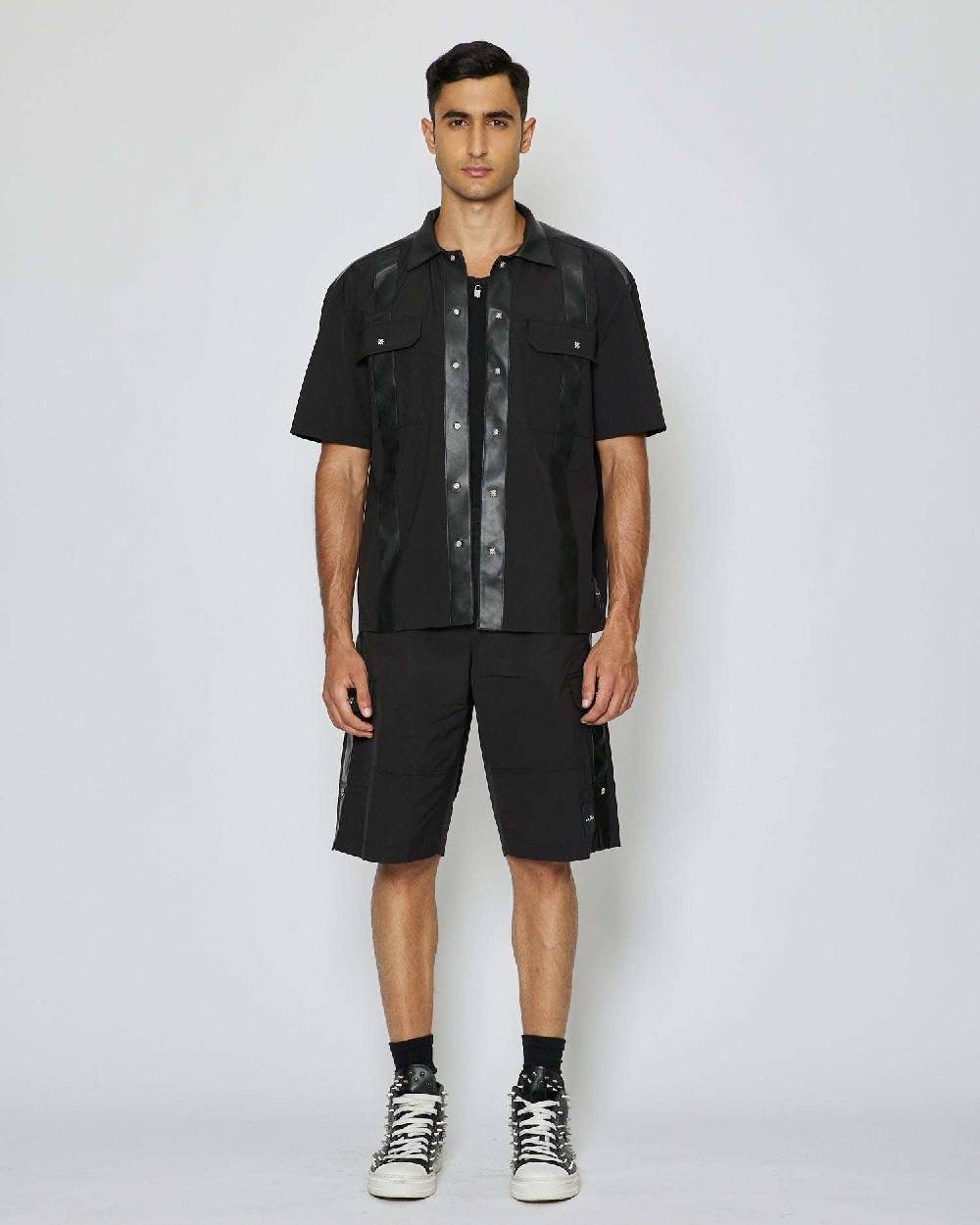 John Richmond Camicia con tasche frontali con clip Saldi Di Fabbrica