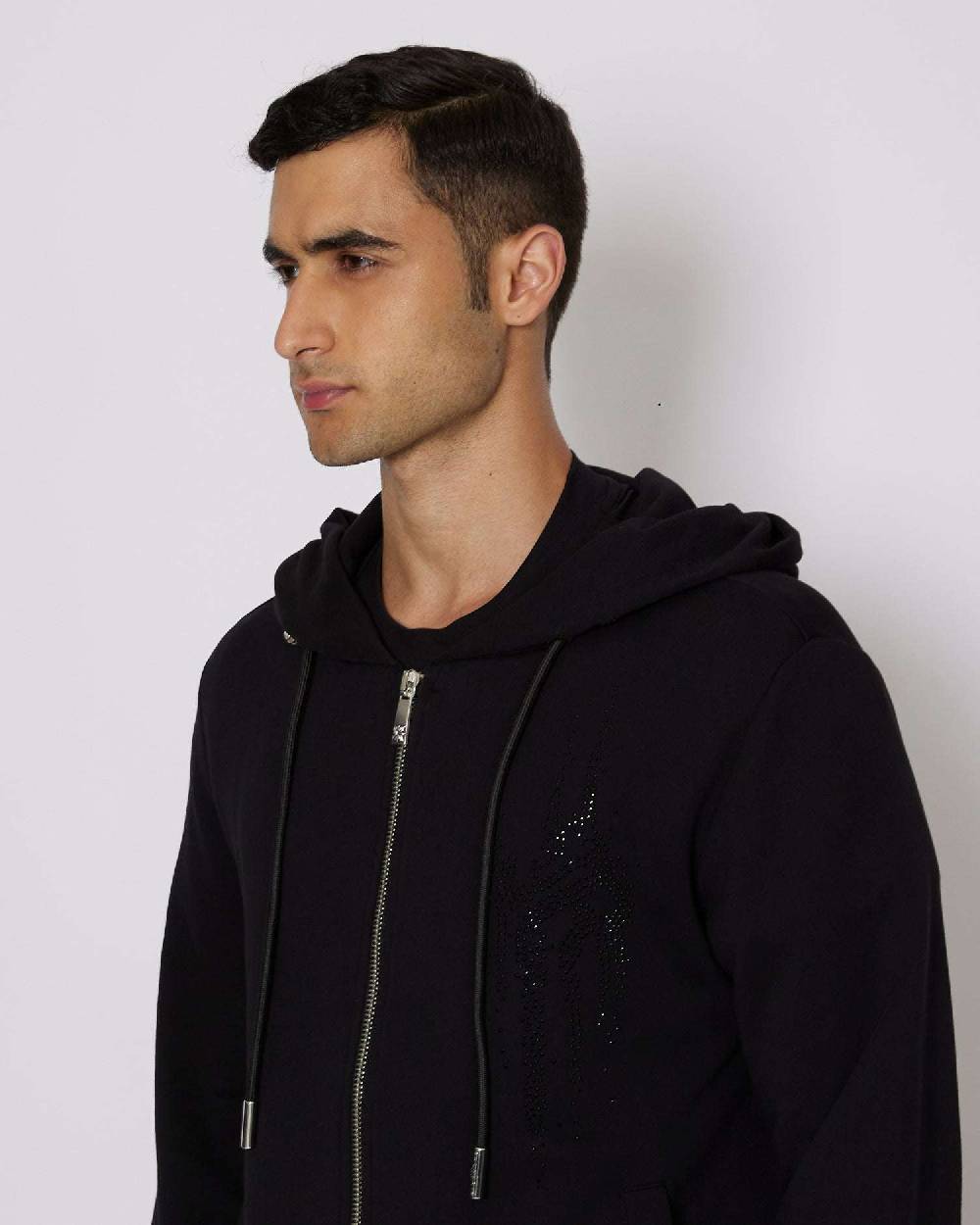John Richmond Felpa con logo sul davanti Italy