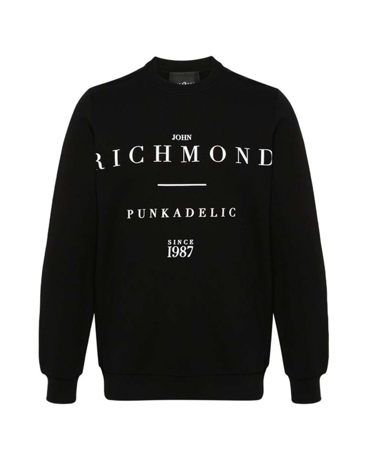 John Richmond Felpa con grafica sul davanti Moda