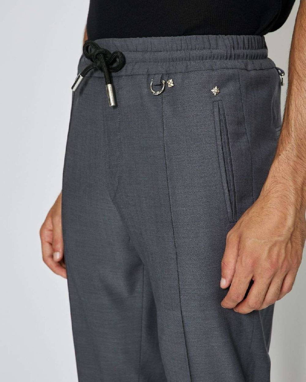 John Richmond Pantaloni con coulisse e tasche laterali Soddisfazione Garantita