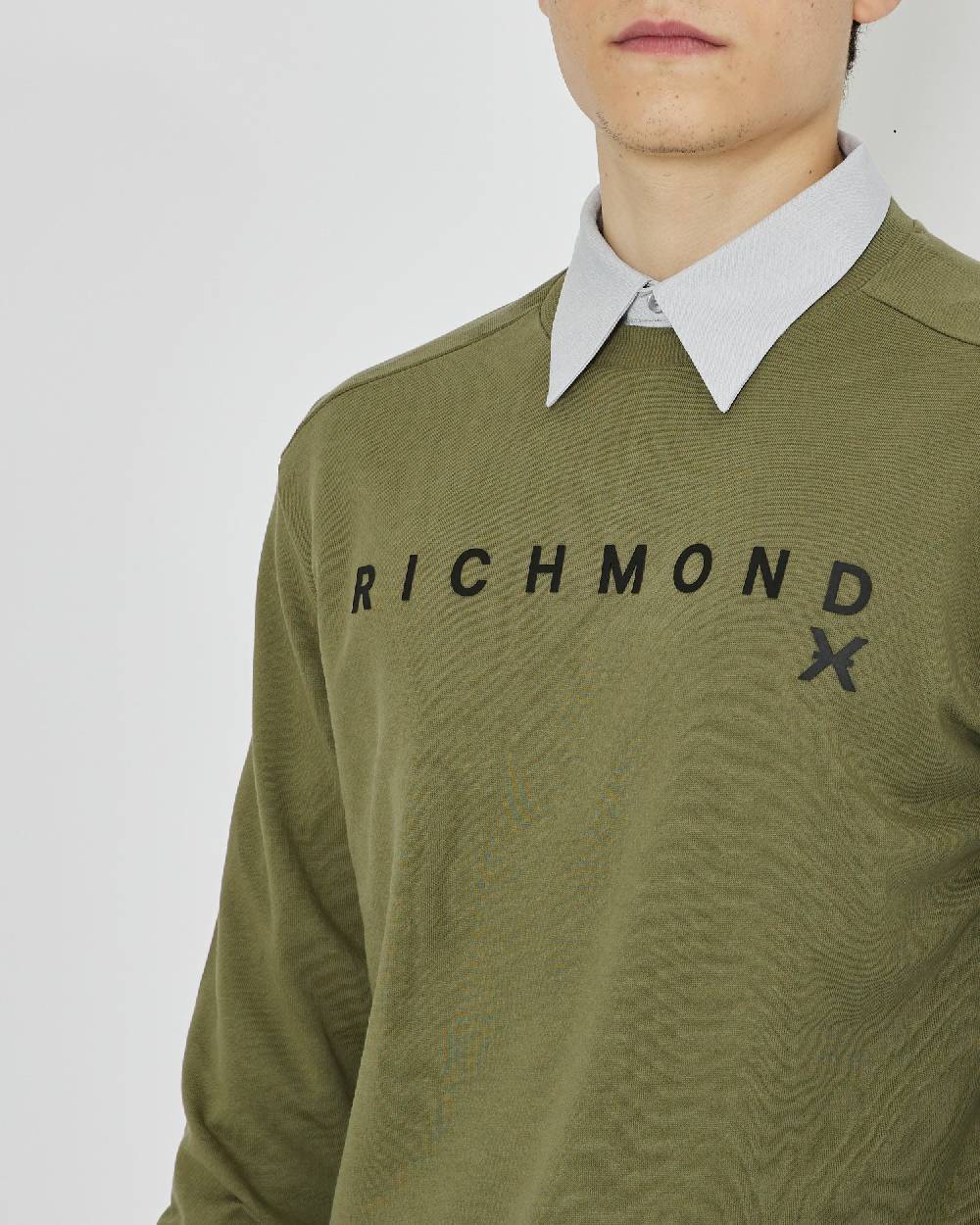 John Richmond Felpa con logo sul davanti Pezzi Unici
