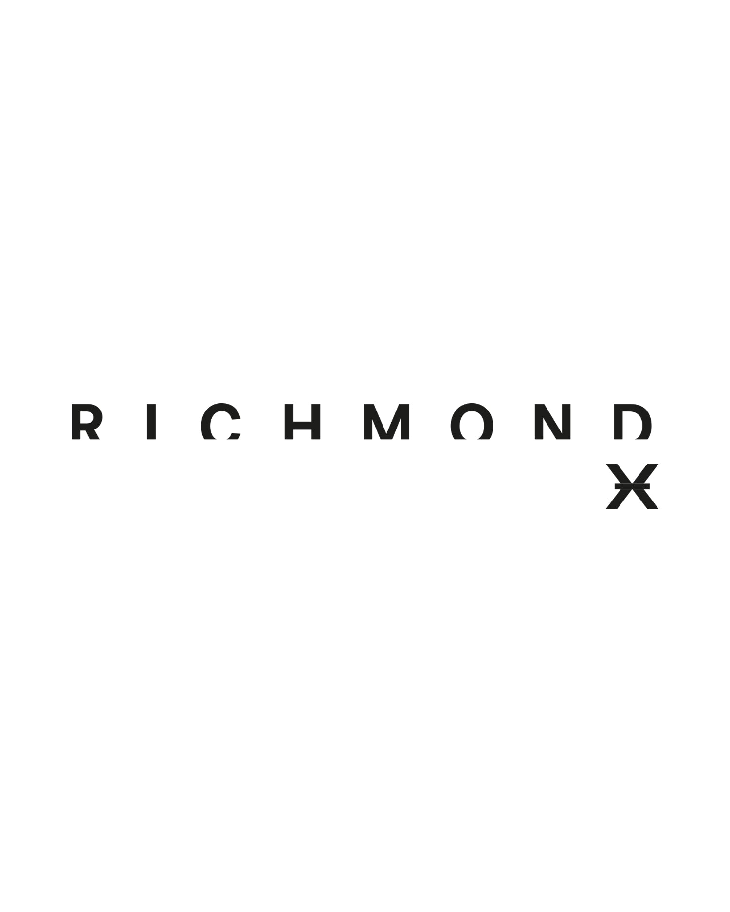 John Richmond Felpa con logo sul davanti Pezzi Unici