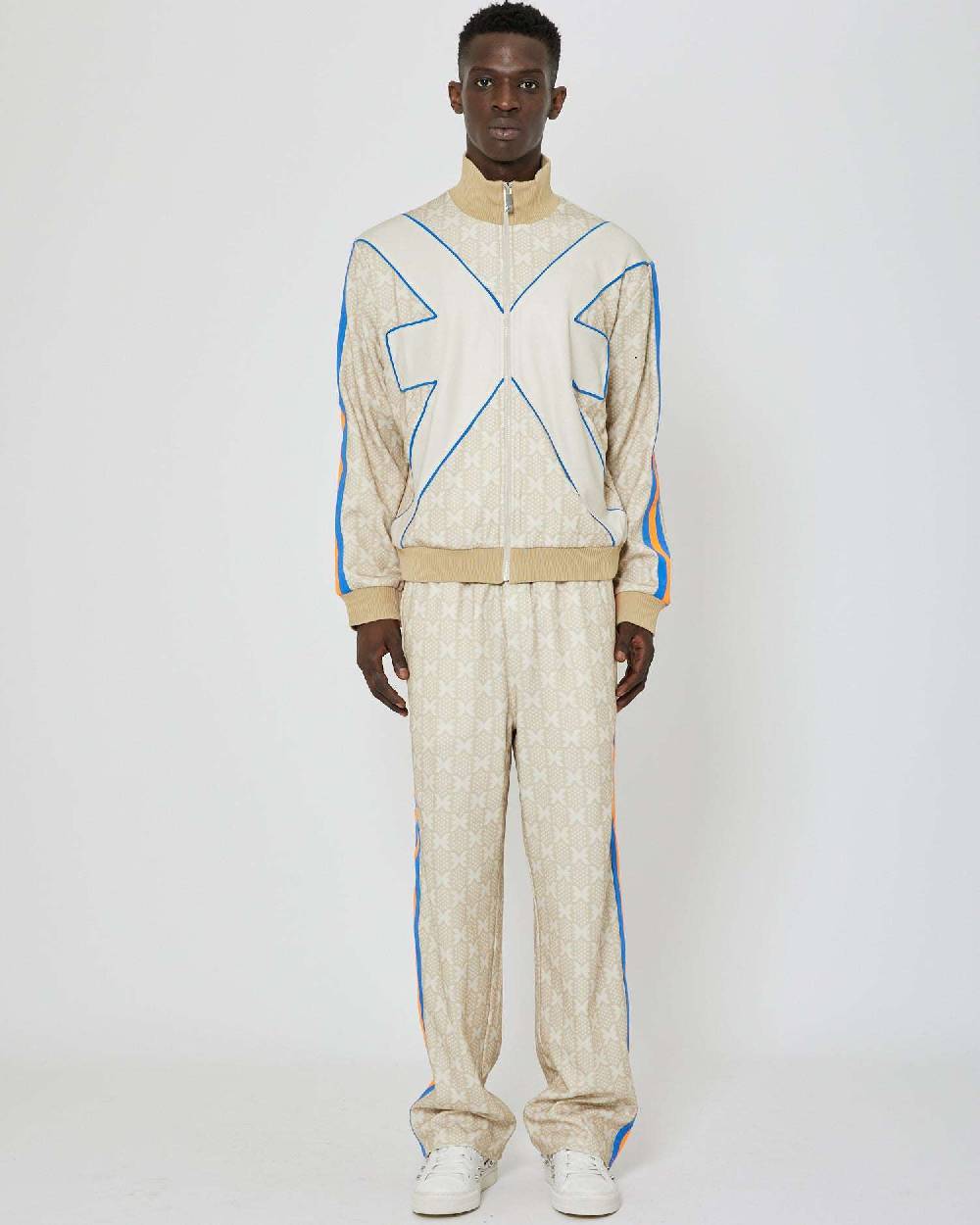 John Richmond Pantaloni da jogging con pattern ton sur ton Soddisfazione Garantita