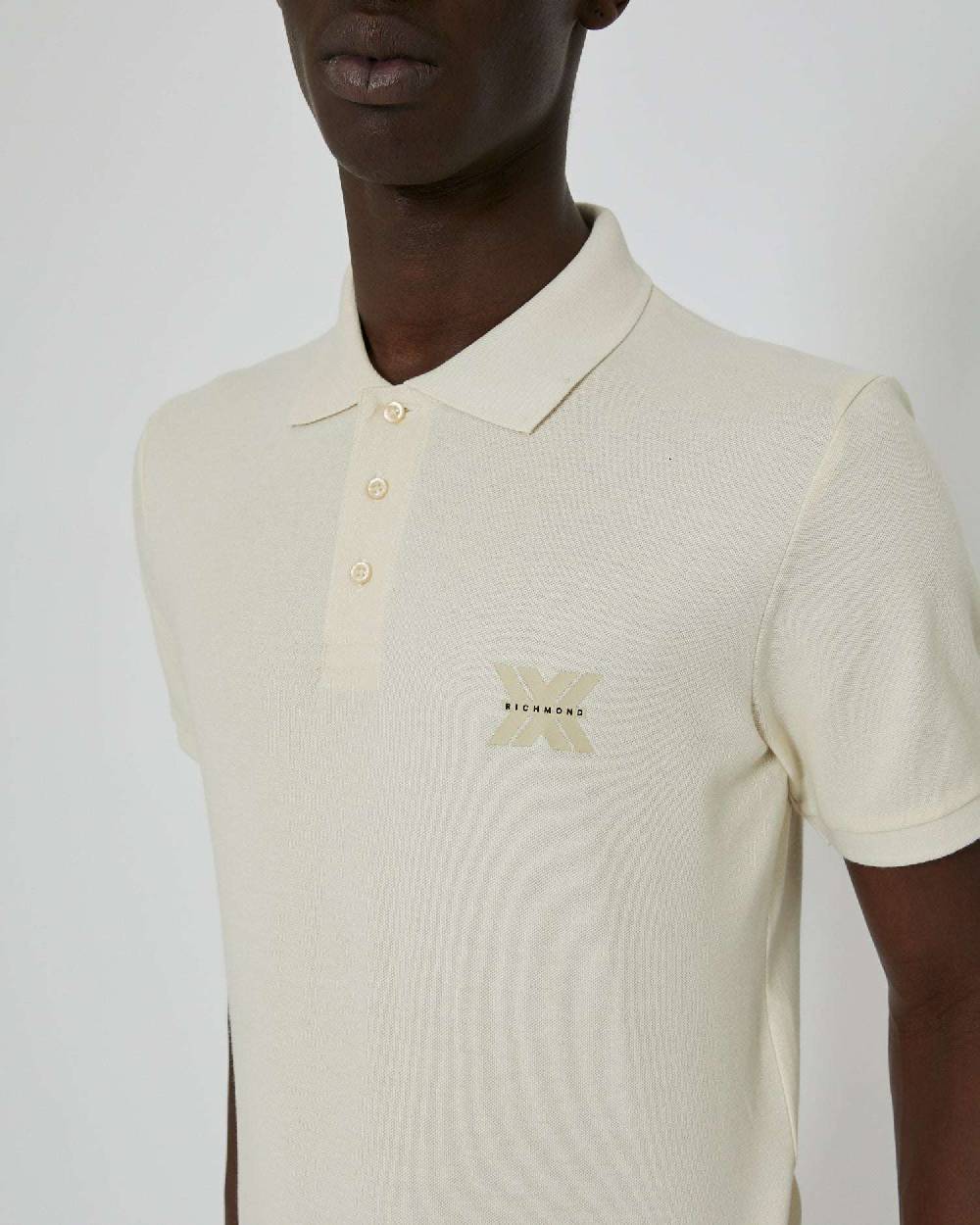 John Richmond Polo con logo sul davanti Sconto