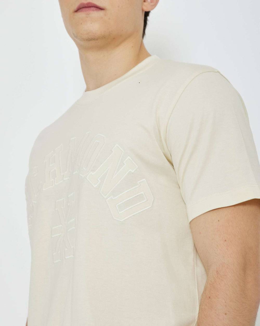 John Richmond T-shirt con logo a contrasto sul davanti Outlet