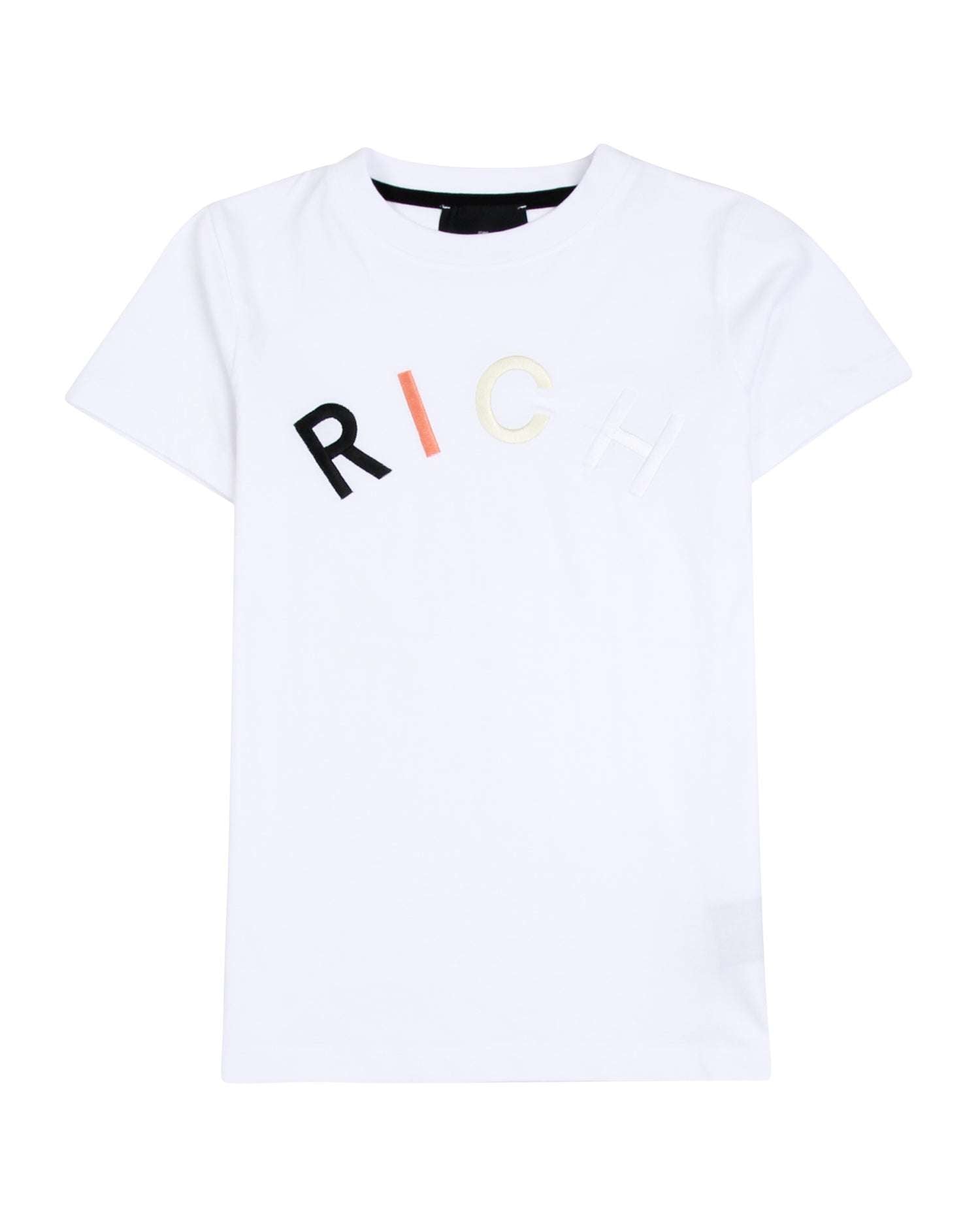 John Richmond kids T-shirt con logo sul davanti Offerta