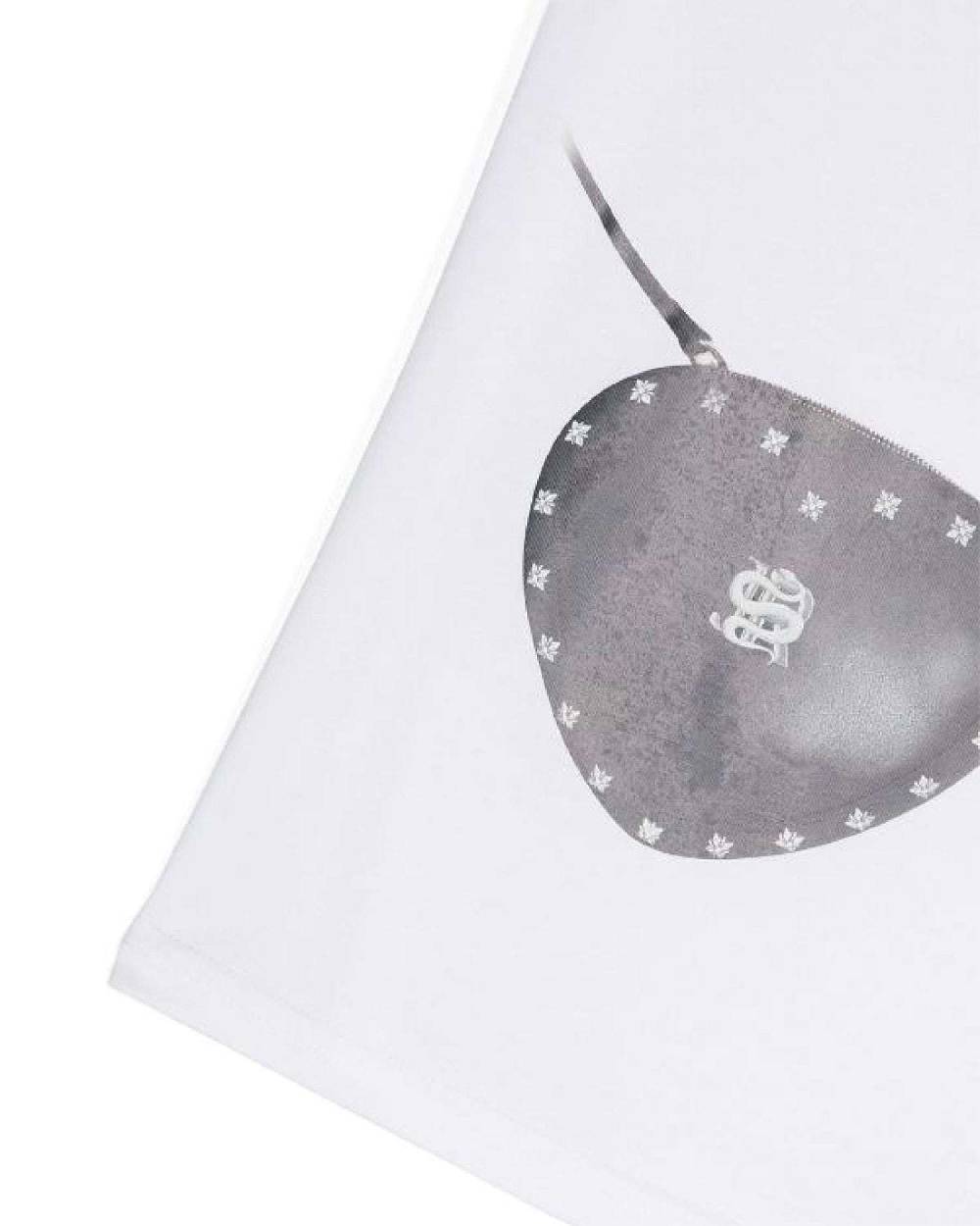 John Richmond kids T-shirt con grafica sul davanti e sul retro Saldi