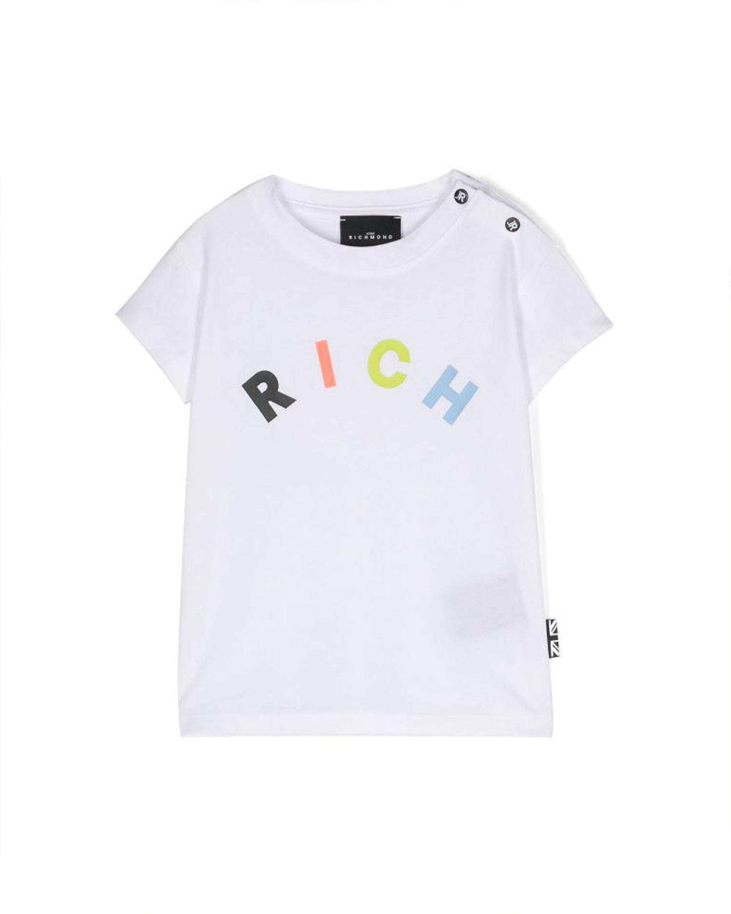 John Richmond kids Completo t-shirt con logo e bermuda In Saldo
