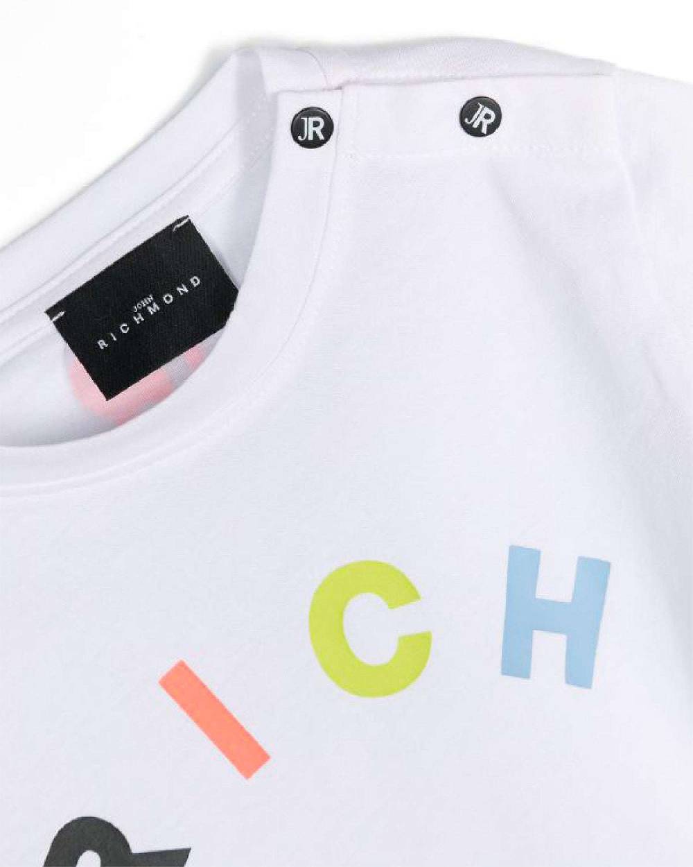 John Richmond kids Completo t-shirt con logo e bermuda In Saldo