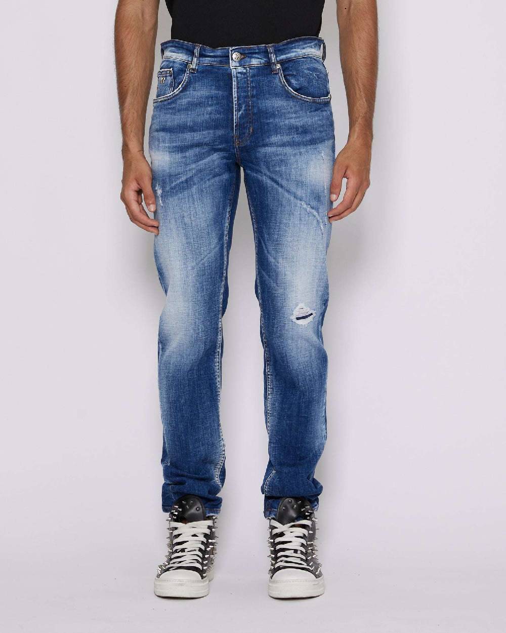 John Richmond Jeans slim lavaggio bleaching Acquista Ora