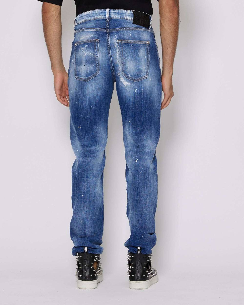 John Richmond Jeans slim con strappi sul davanti Consegna Veloce