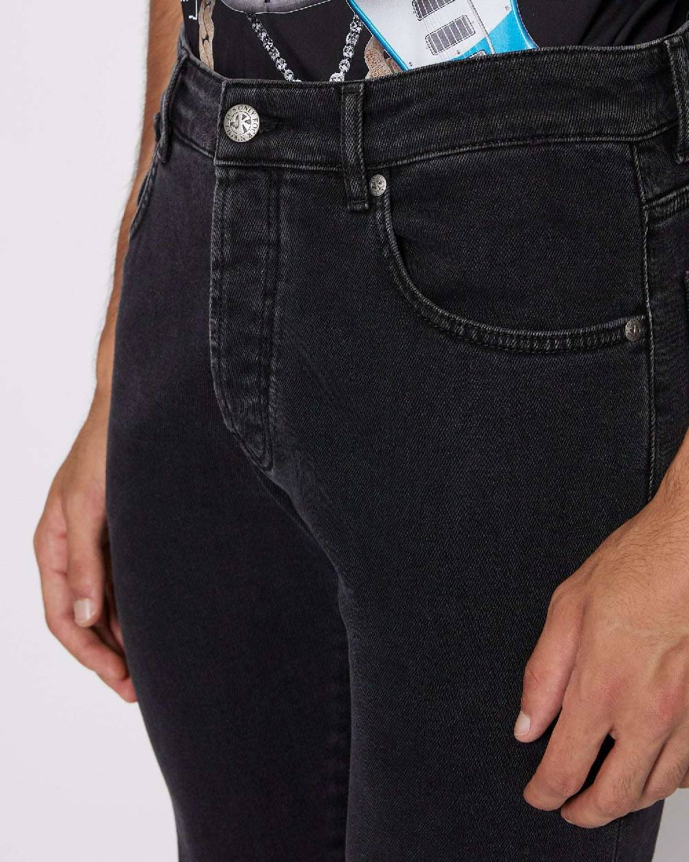 John Richmond Jeans slim a cinque tasche Fino Al -60%