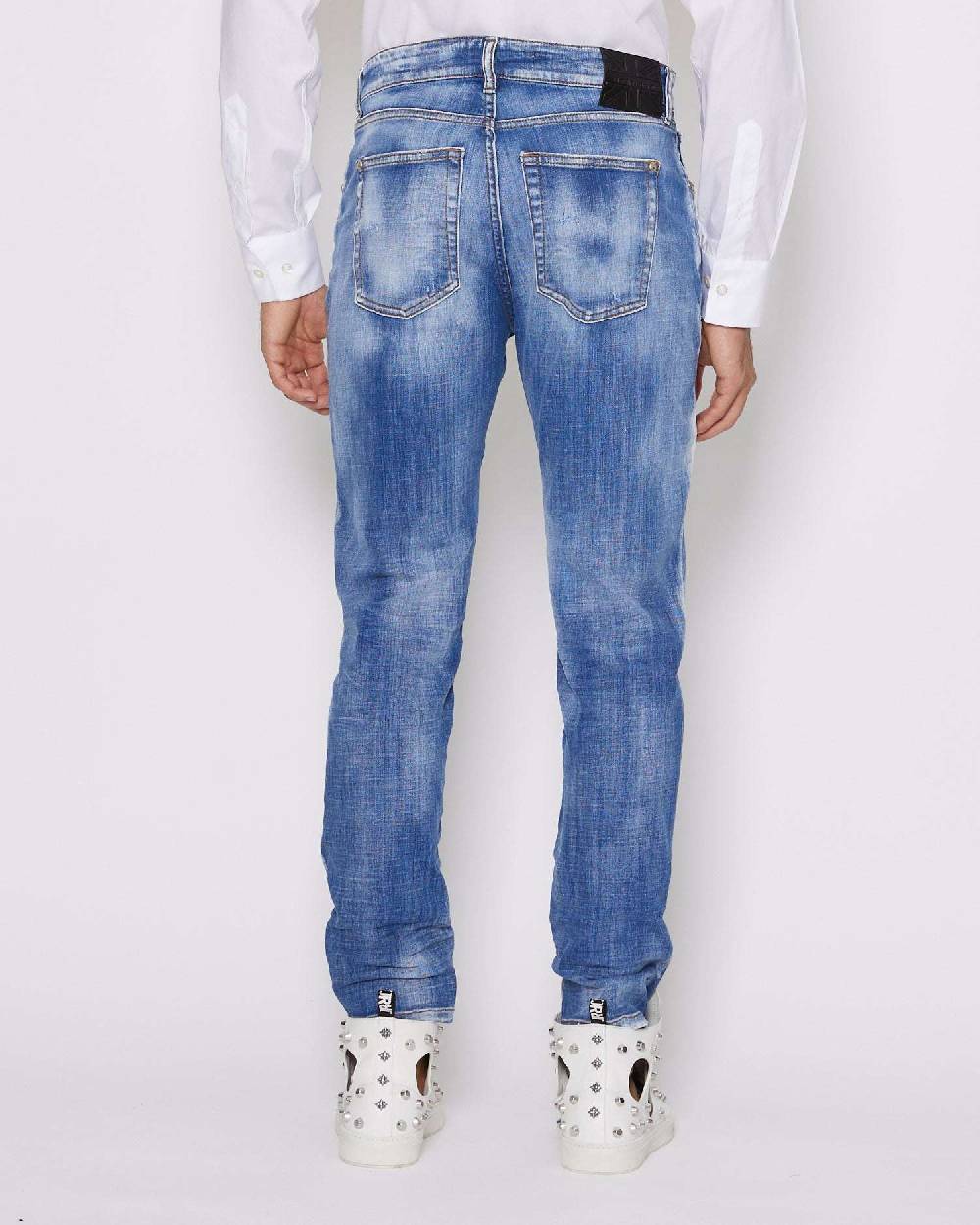 John Richmond Jeans slim con lavaggio effeto used Sottocosto