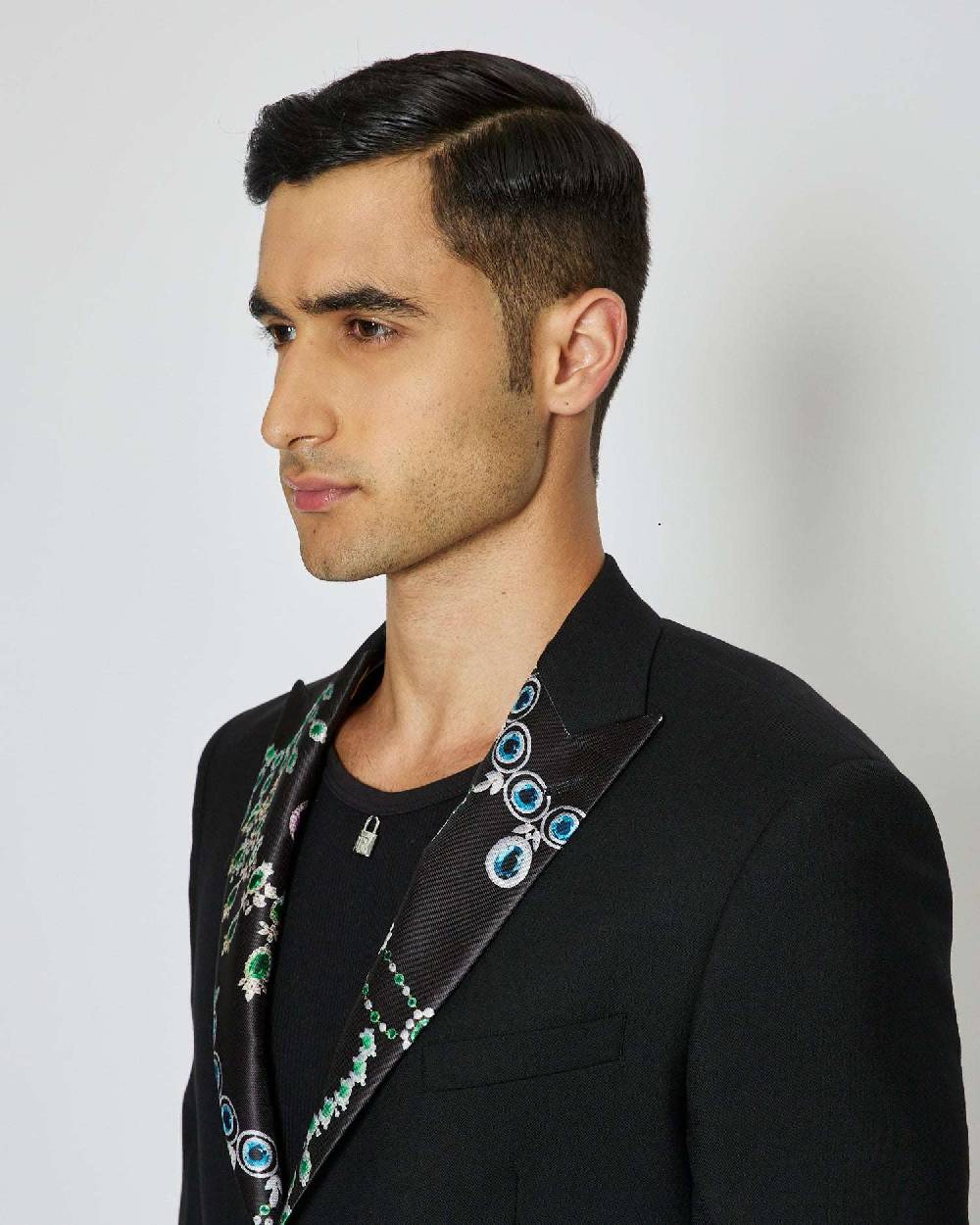 John Richmond Blazer monopetto con revers con pattern Convenienza