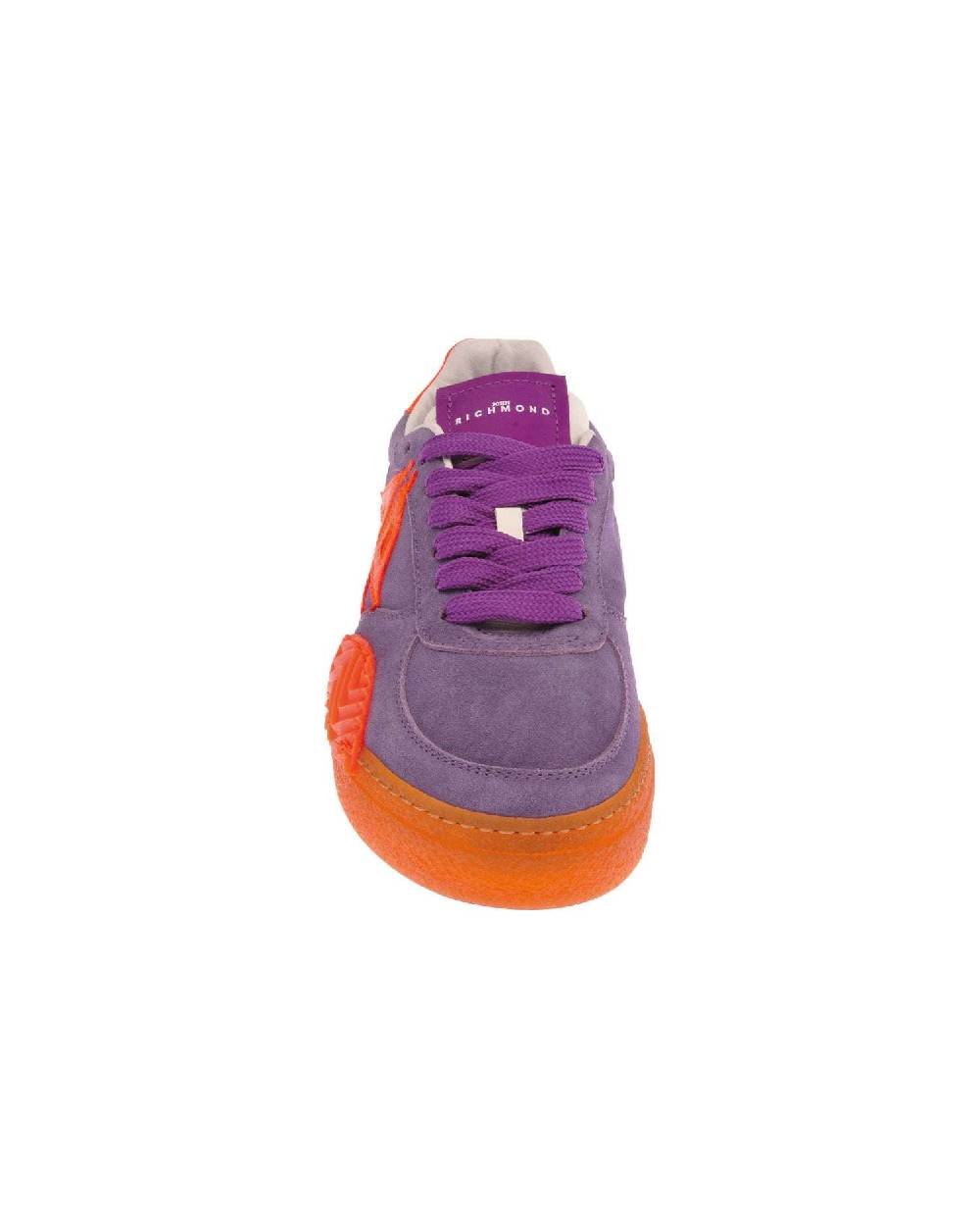 John Richmond Sneakers bicolor con logo ricamato Soddisfazione Garantita
