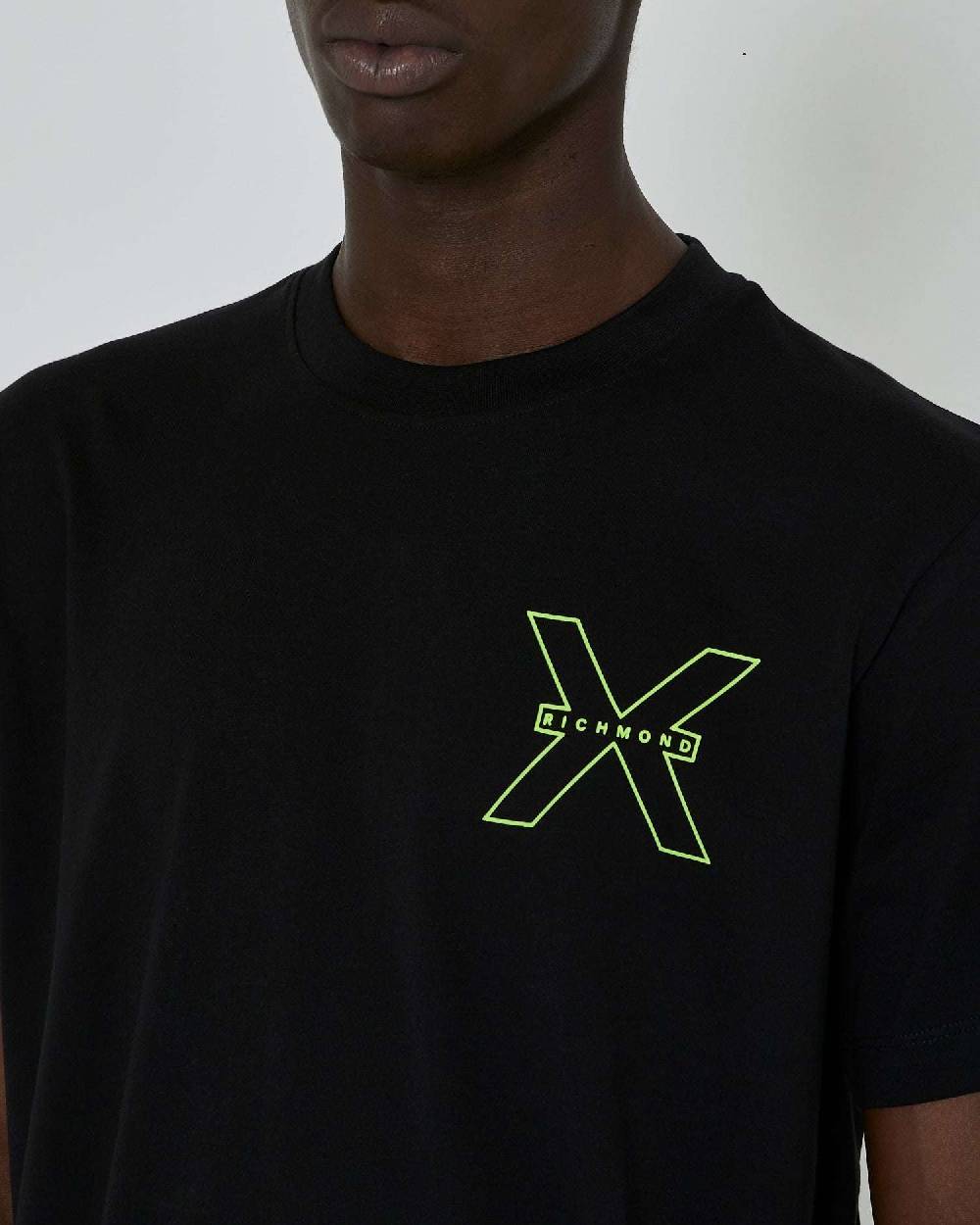 John Richmond T-shirt con logo a contrasto sul davanti Fino Al -60%