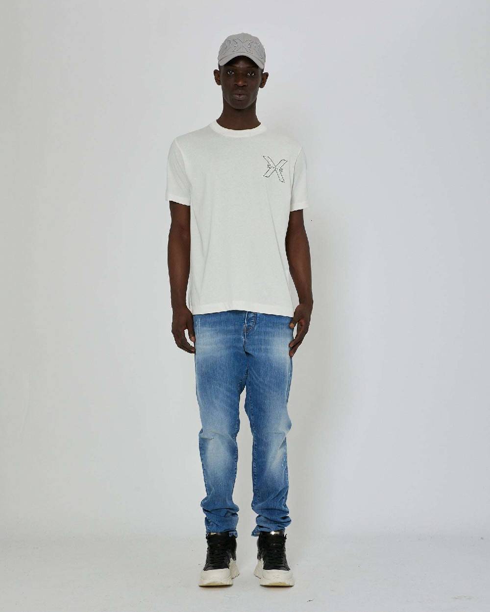 John Richmond T-shirt con logo a contrasto sul davanti Fino Al -60%