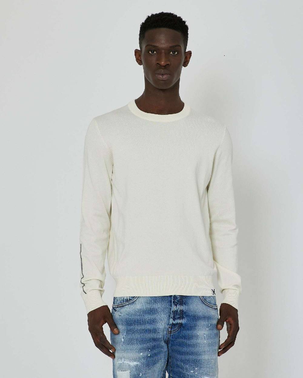 John Richmond Maglia con bordi a contrasto Affare Del Giorno