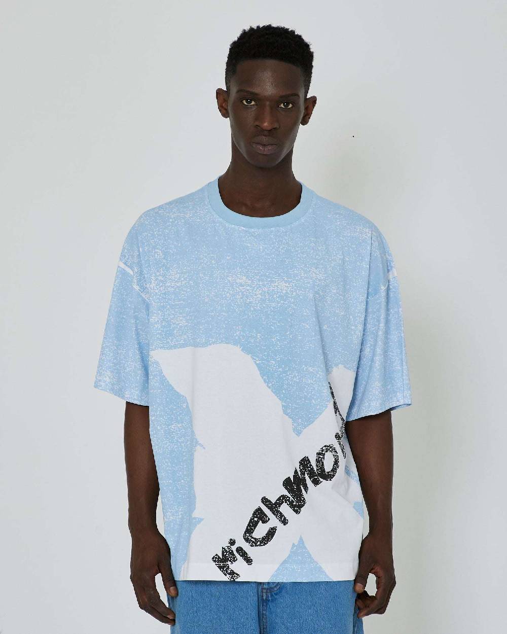 John Richmond T-shirt regular con stampa sul davanti Vendita Economica