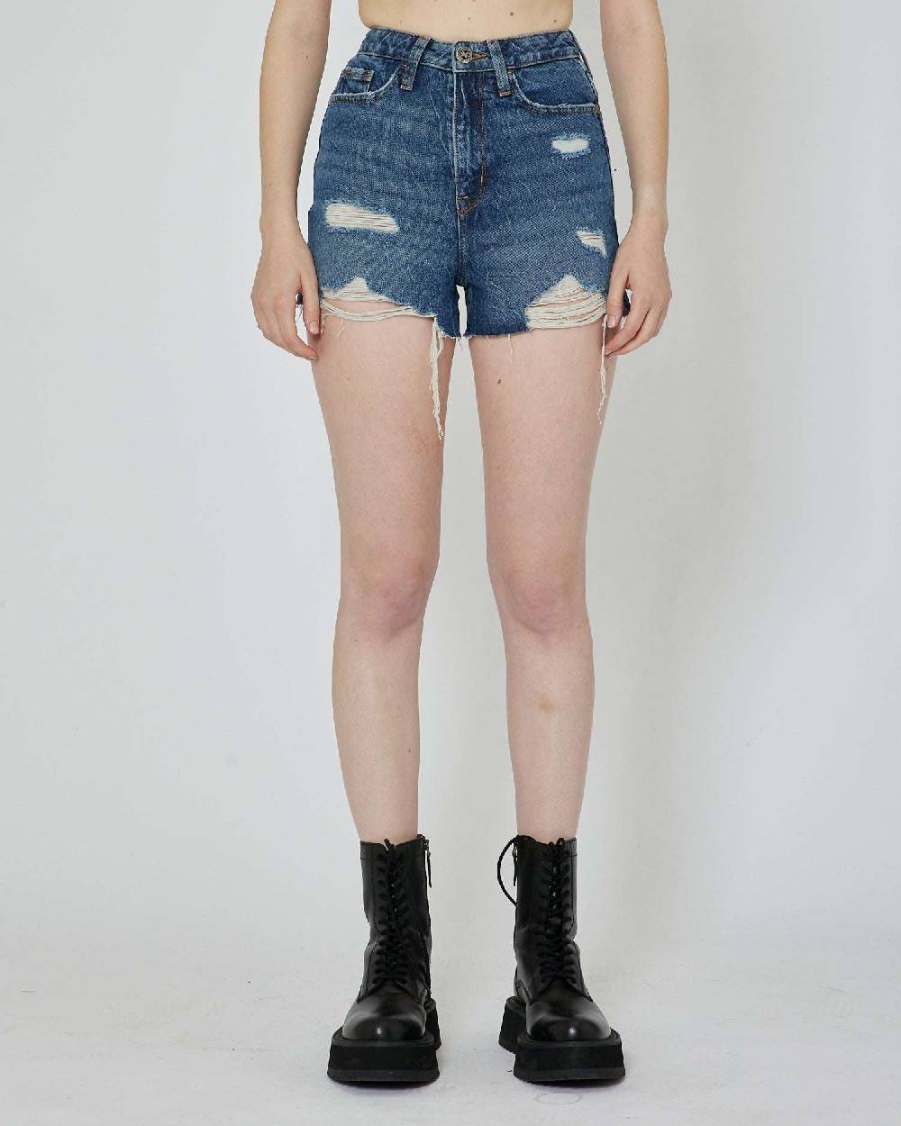 John Richmond Shorts in denim Italy