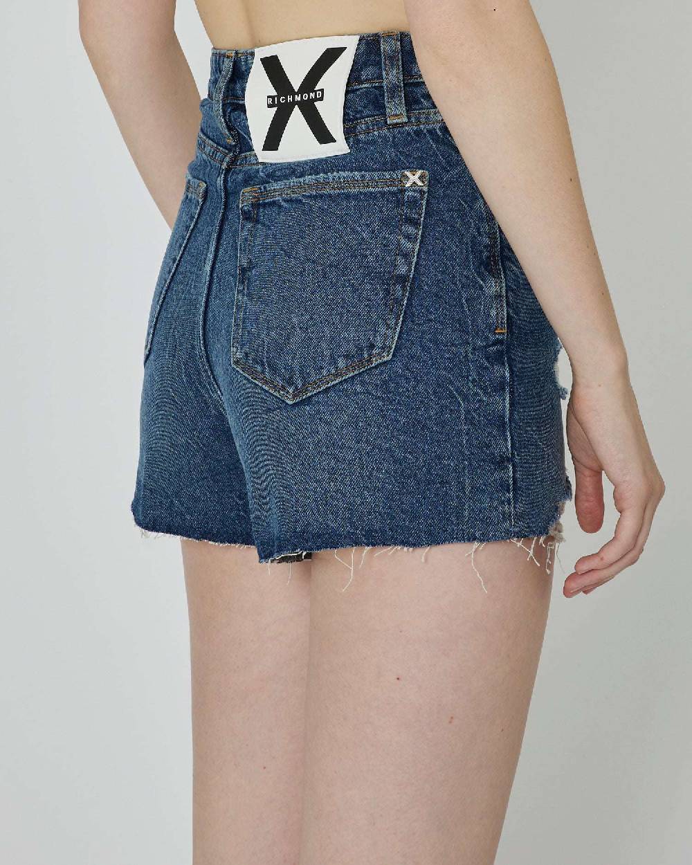 John Richmond Shorts in denim Italy