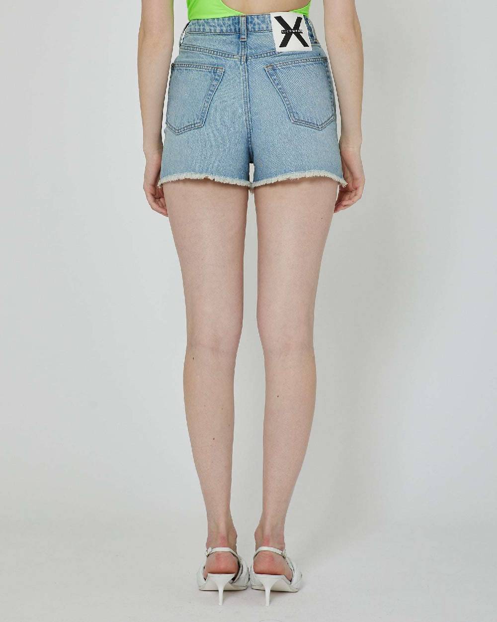 John Richmond Shorts in denim lavaggio chiaro Italia