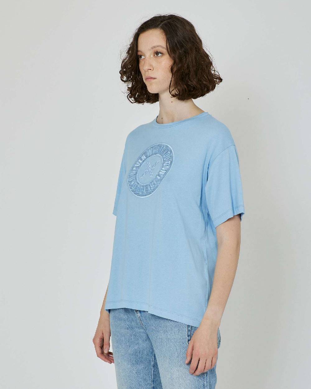John Richmond T-shirt con logo ricamato sul davanti Qualità