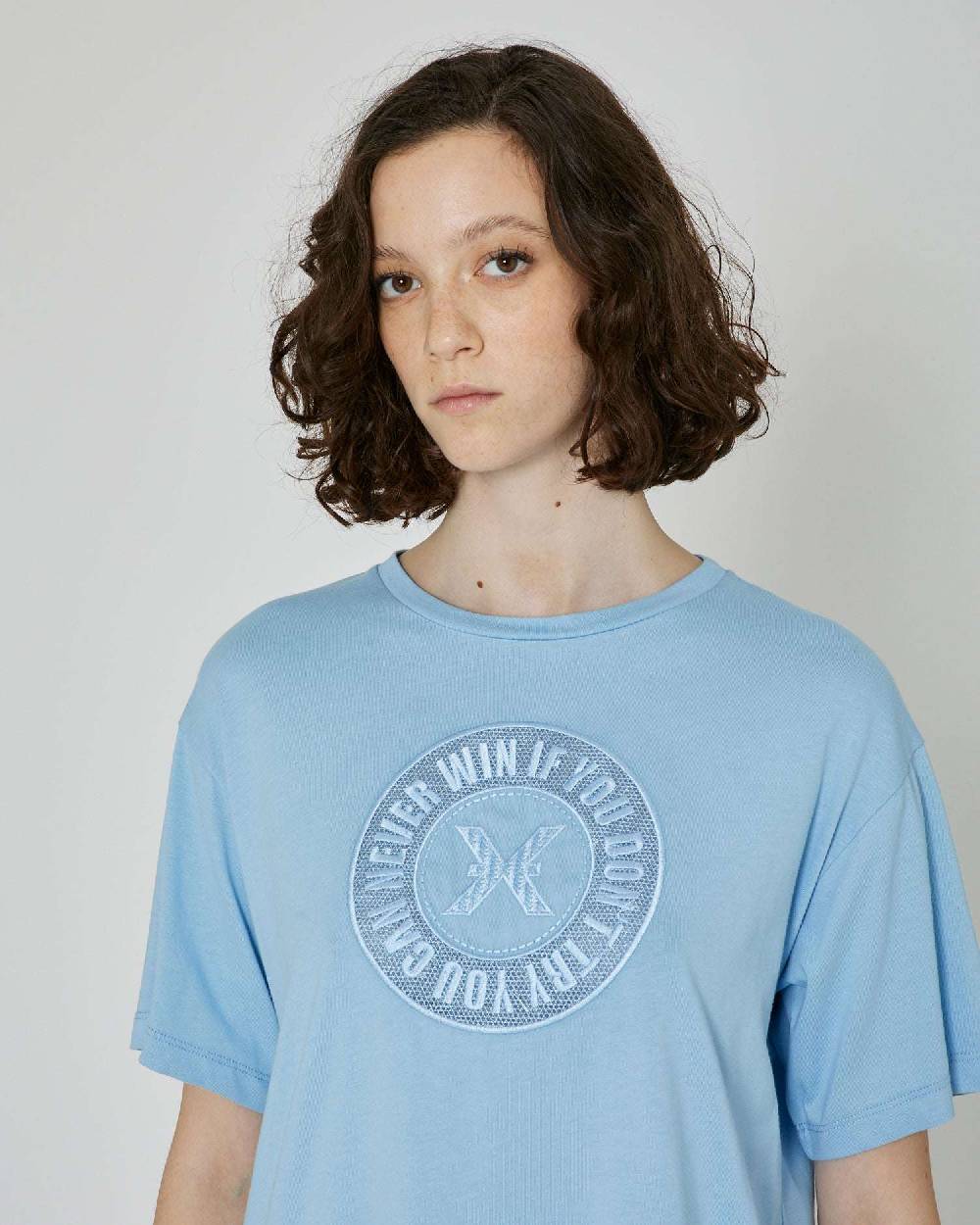 John Richmond T-shirt con logo ricamato sul davanti Qualità