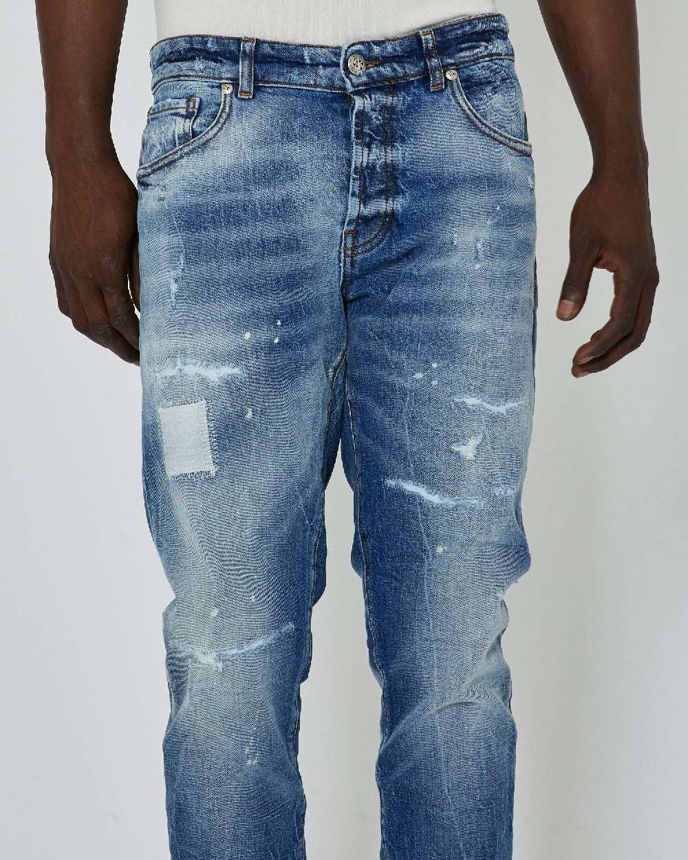 John Richmond Jeans slim lavaggio chiaro Soddisfazione Garantita