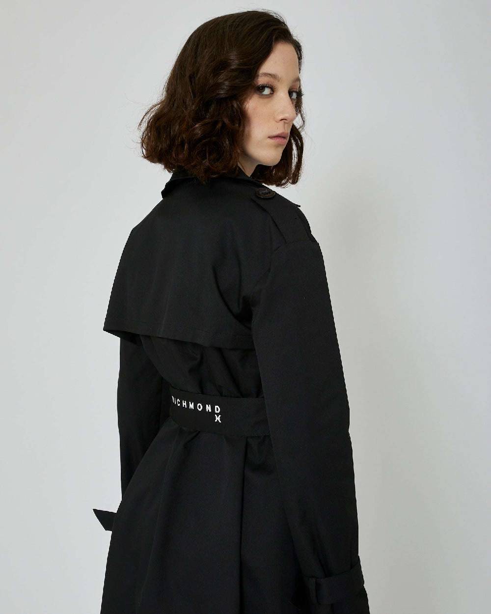 John Richmond Trench lungo doppiopetto Shopping Online