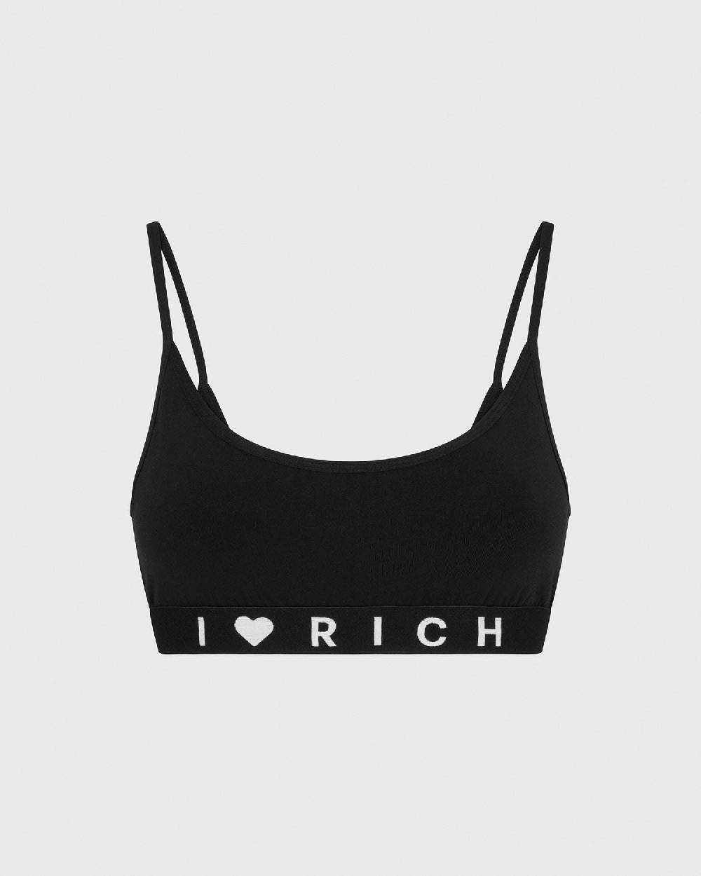 Richmondunderwear Bipack due reggiseni a fascia con logo a contrasto Offerta