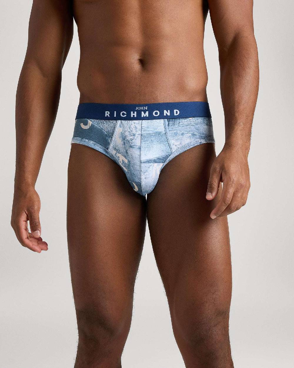 Richmondunderwear Tripack slip fantasia denim Moda