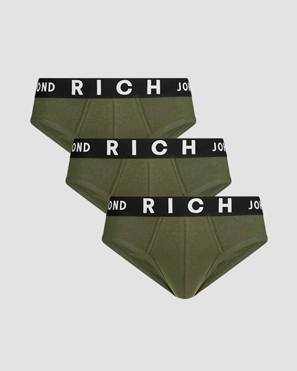 Richmondunderwear Tripack slip vita bassa in cotone pettinato 2025