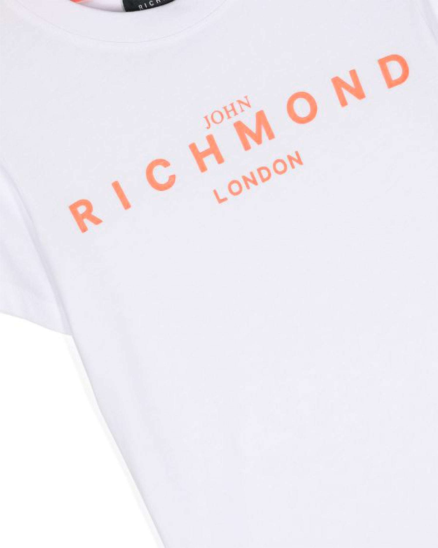 John Richmond kids T-shirt con logo sul davanti Pezzi Unici