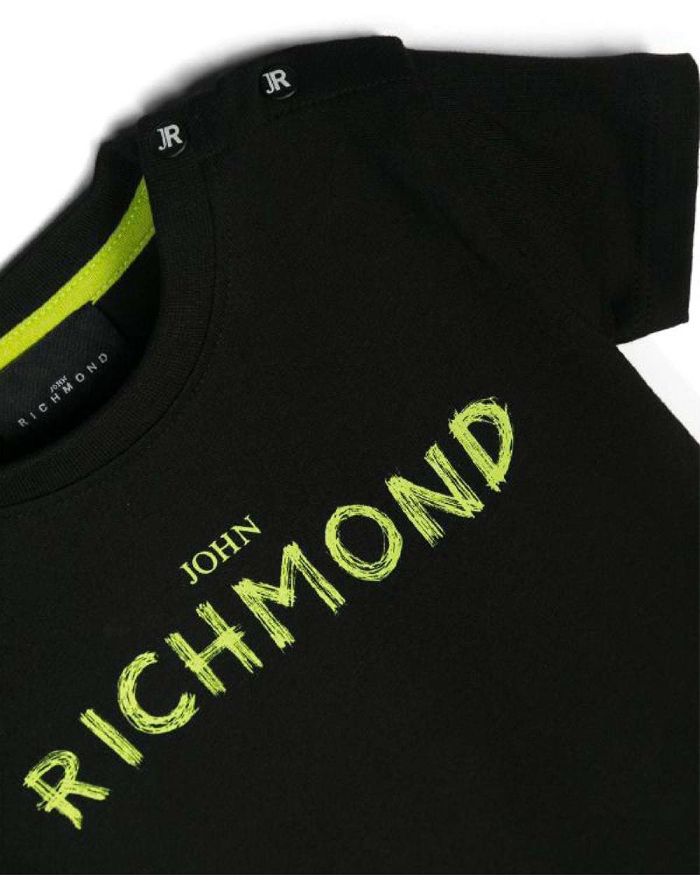 John Richmond kids T-shirt con logo sul davanti Qualità Garantita